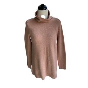J. Jill Pink Long Sleeve Mock Neck Sweater Size S